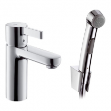 Смеситель для раковины Hansgrohe Metris S 31160000 с гигиеническим душем