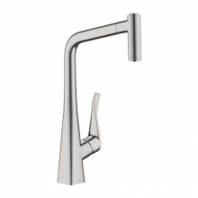 Смеситель для кухни Hansgrohe Metris 14820800 на 1/2 с выдвижным изливом