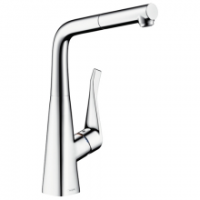 Смеситель для кухни Hansgrohe Metris 14821800 на 1/2 с выдвижным изливом