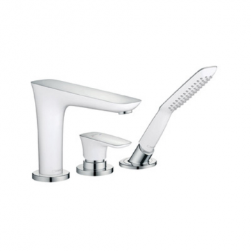 Смеситель на борт ванны Hansgrohe Pura Vida 15432400 внешняя часть на 3 отверстия 1/2