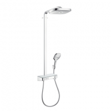 Душевая система Hansgrohe Raindance Select Showerpipe E300 3 jet 27127000 с кнопками управления