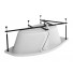 Каркас сварной для акриловой ванны Aquanet Capri 160x100 L 243003