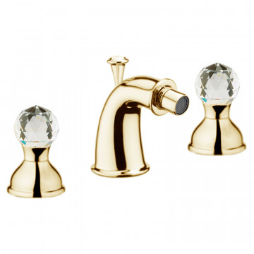 Смеситель для биде Webert Karenina КА710202 Золото/кристаллы Swarovski
