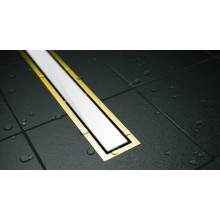 Душевой лоток 450 Pestan Confluo Premium Gold White Glass Line 13100089