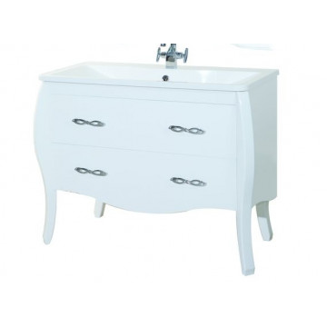 Тумба с раковиной Bellezza Грация 80, напольная, цвет белый