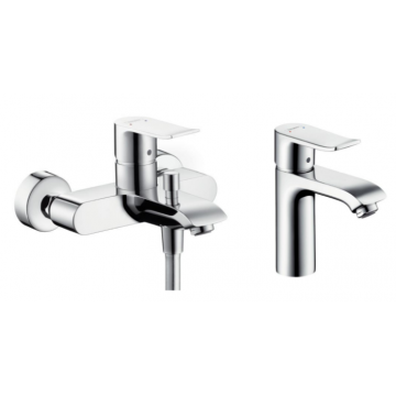 Комплект смесителей Hansgrohe Metris 31480000+31080000