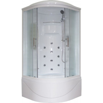 Душевая кабина Royal Bath RB 100NRW-C переднее стекло шиншилла
