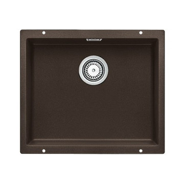 Мойка Blanco Subline 500-U арт. 515056, кофе SILGRANIT с клапаном-автоматом