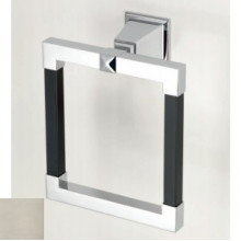 Полотенцедержатель Devon&Devon Time Black TM307NKSABL, никель сатинированый