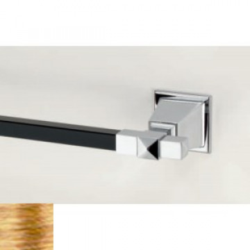 Полотенцедержатель Devon&Devon Time Black TM309OTBL, светлое золото
