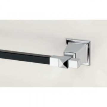 Полотенцедержатель Devon&Devon Time Black TM308CRBL, хром