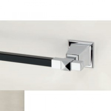 Полотенцедержатель Devon&Devon Time Black TM308NKSABL, никель сатинированый