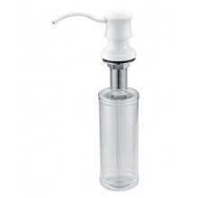 Дозатор жидкого мыла Zorg Inox ZR-21 WHITE, цвет белый