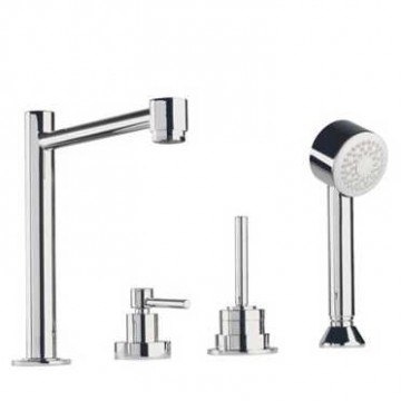 Смеситель Bandini Coco 1663400PN0G для ванны/душа, никель