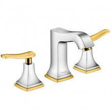 Смеситель Hansgrohe Metropol Classic для раковины хром/золото 31330090