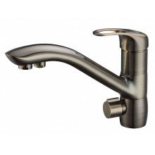 Смеситель Zorg Clean Water ZR 404 KF-ANTIQUE для кухни под фильтр, цвет античный
