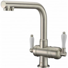 Смеситель Zorg Clean Water ZR 328 YF-NIСKEL для кухни под фильтр, цвет никель