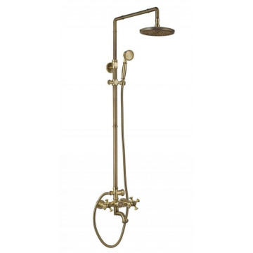 Душевая система Zorg Antic AZR 608 DS-3-12 BR, цвет бронза