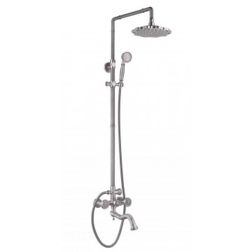 Душевая система Zorg Antic AZR 608 DS-2-6 SL, цвет серебро