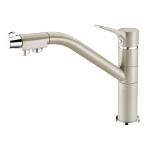 Смеситель Zorg Clean Water ZR 401 KF-PESOCH для кухни под фильтр, цвет песочный