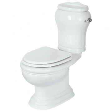 Унитаз-моноблок ML.MLD-25.702.BI/ML.MLD-25.708.BI с ручкой слива хром