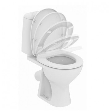 Унитаз Vidima СИРИУС ЭЛЕГАНС (BOX) (Sirius Elegance) W917661 напольный, косой выпуск, сиденье с микролифтом, цвет - белый