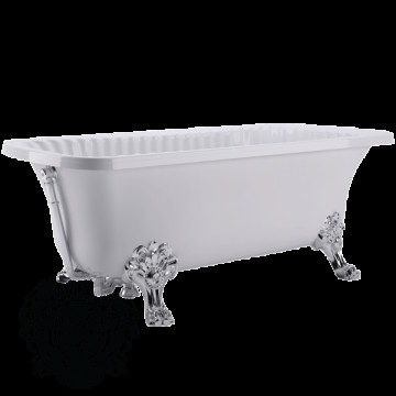 Ванна Migliore OLIVIA ML.OLV-40.105 CR на лапах Migliore, фурнитура хром, 174x80x66 см