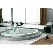Ванна гидромассажная Jacuzzi Aquasoul Corner 155 HYDRO BASE, арт. 9443-695A, угловая, подиумная