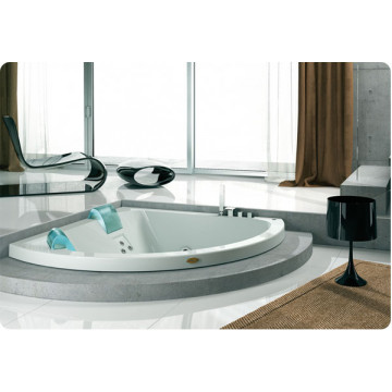 Ванна гидромассажная Jacuzzi Aquasoul Corner 155 HYDRO BASE, арт. 9443-695A, угловая, подиумная