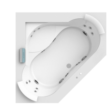 Ванна гидромассажная Jacuzzi AURO CORNER 160 CORIAN арт. 9443-739A, 164x164 см