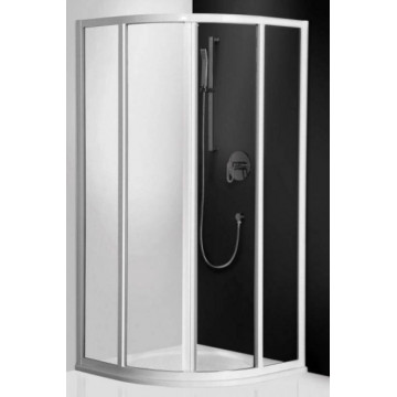 Душевой уголок Roltechnik 332-900R55S-04-02 стекло Transparent профиль White