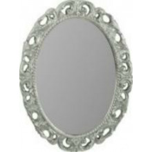 Зеркало овальное Migliore арт.ML.COM-70.724, h70xL89xP3,5 cm, серебро