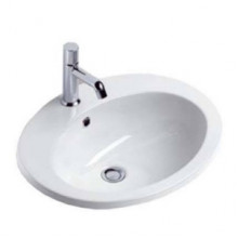 Раковина Catalano INCASSO 61 1JOIN00, 61*51*18,5 см, врезная сверху