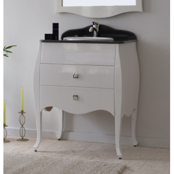 Тумба с раковиной Аллигатор ROYAL Комфорт 60B(М), МДФ крашеный, 60*51*85 см