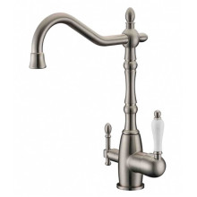 Смеситель Zorg Clean Water ZR 312 YF-50-NICKEL для кухни под фильтр, цвет никель