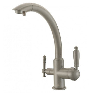Смеситель Zorg Clean Water ZR 314 YF-33-SER-BEZG для кухни под фильтр, цвет серый беж