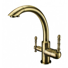 Смеситель Zorg Clean Water ZR 314 YF-11-BR для кухни под фильтр, цвет бронза