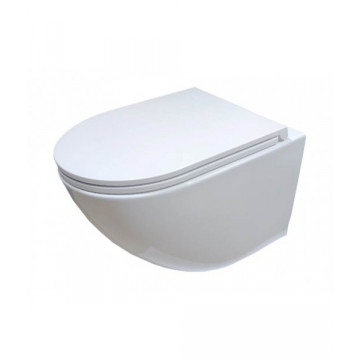 Подвесной безободковый унитаз Cerutti SPA Sella aria B-2376-3  490X360X325 7183
