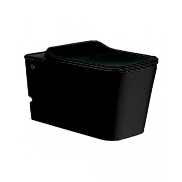 Подвесной унитаз Cerutti SPA Disgrazia Aria C-370C Black 600x350x410