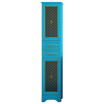 Пенал Misty Ницца 40 L с 2-мя ящиками бирюзовый патина