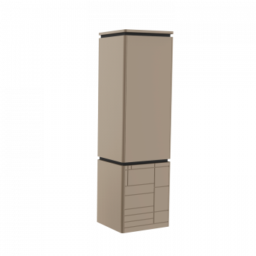 Шкаф-пенал Creavit Yoga YG2148.00.PC