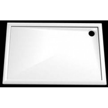 Акриловый душевой поддон Roltechnik Flat Kvadro 8000243 белый