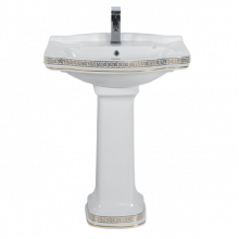 Пьедестал Creavit Klasik Декор VERCACI/ЗОЛОТО KL250.000W0