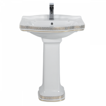 Пьедестал Creavit Klasik Декор VERCACI/ЗОЛОТО KL250.000W0