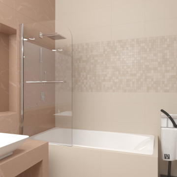 Шторка на ванну Veconi Palau PL-80 PL80-90-01-19C1